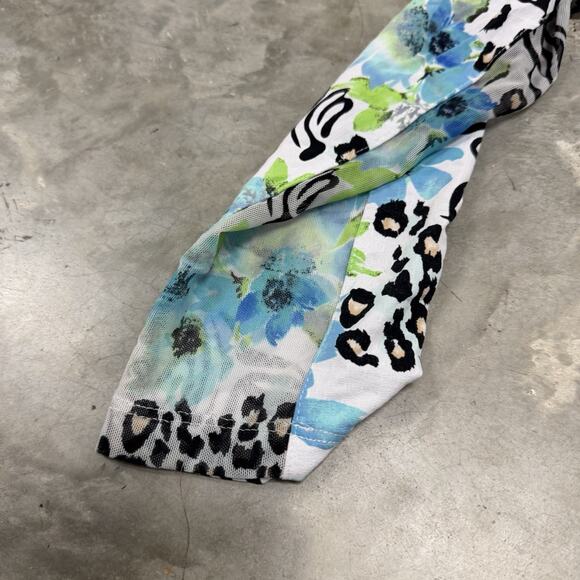 IBKUL Women’s Zebra Print 1/2 Zip Size Large - Picture 4 of 6